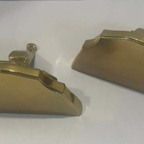 GOLD Wall Shelves Home Interiors and Gifts Burwood Ornate Vintage Rare Set Of 2 - Picture 5 of 7